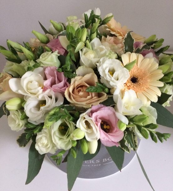 Flower box | Maxi pilka | Įvairių gėlių pastelinių atspalvių