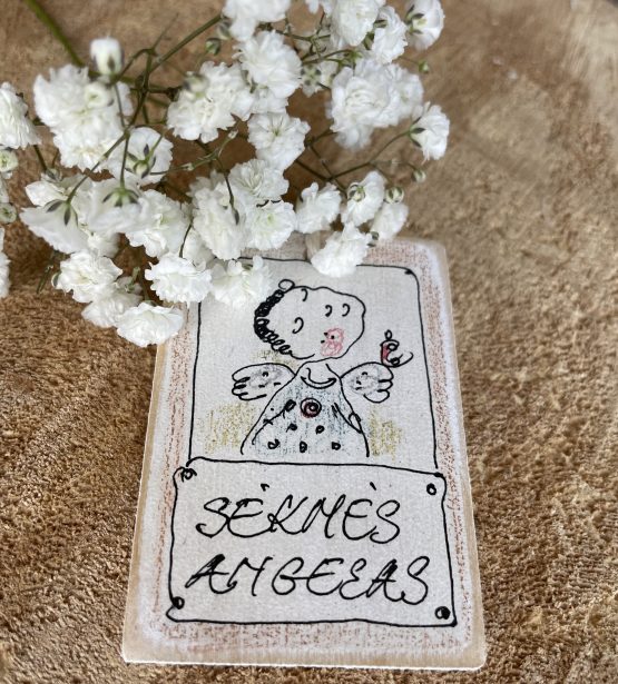 Medinis atvirukas mini "Sėkmės angelas", MINI